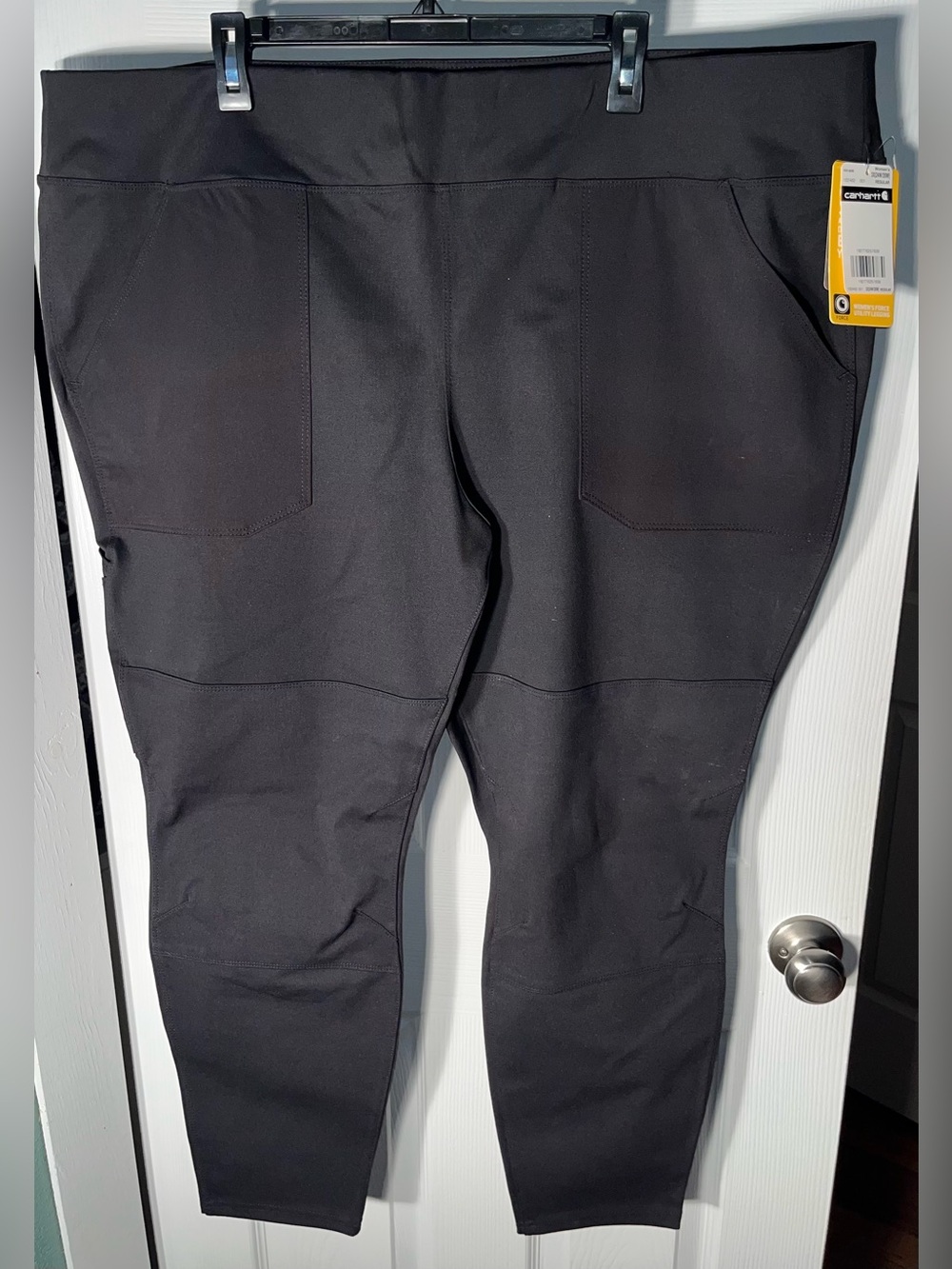 Women’s Carhartt Force Fitted Midweight Black Utility Leggings 3X NWT